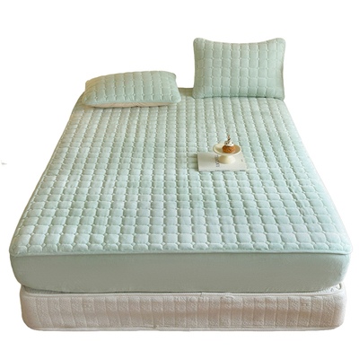 牛奶绒床笠A类母婴级抗菌保暖