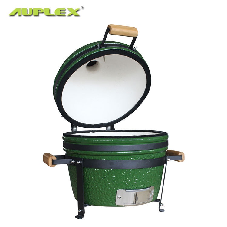 16寸Kamado陶瓷烧烤炉户外BBQ烤串炉汉堡披萨炉 商用烧烤店烤肉