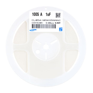 原装正品 0402贴片电容 16V 1UF ±10% X5R CL05A105K05NNNC 50只