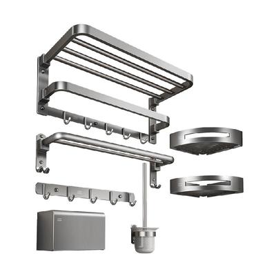 卡贝304不锈钢免打孔毛巾浴巾架