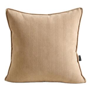 定制雪尼尔人字纹抱枕长方形靠枕沙发大靠垫客厅沙发靠背套不含芯