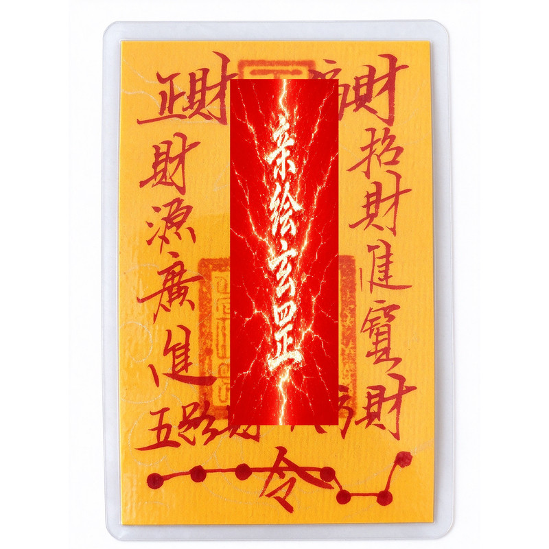 龙虎山天师祖庭财库平安护符招财护身符手机贴纸平安符招财手机贴