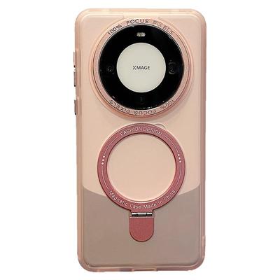 拓岚 适用华为mate60pro+新款手机壳磁吸支架pura70ultra磨砂肤感情侣mate70/50/40pro电镀镜头框防摔男女潮
