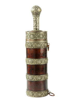 藏式酥油茶打茶桶摆件