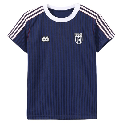 速干撞色暗纹T恤运动短袖球衣