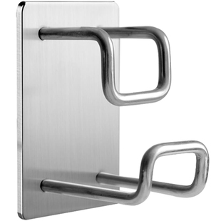 脸盆挂钩浴室卫生间304不锈钢粘钩创意收纳架免打孔挂洗脸盆架子