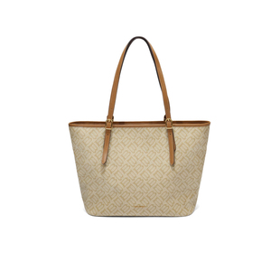 百丽女包包新款海鸥老花通勤大容量托特包单肩轻便大包X7418CX5