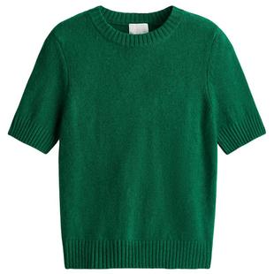 HM女装毛针织衫冬季套衫内搭简约气质慵懒时尚打底衫1305657