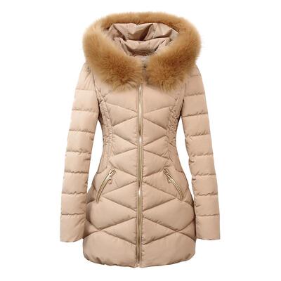 小个子收腰修身显瘦羽绒棉服