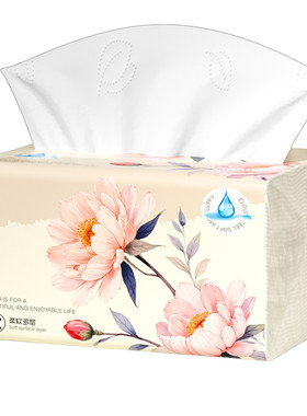 蓝猫400张大包加厚抽纸家用卫生纸巾面巾餐巾纸抽厕纸擦手纸整箱