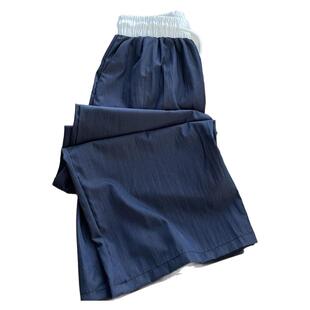 美式高街运动工装裤女款夏季宽松bf慵懒风裤子小个子百搭休闲长裤