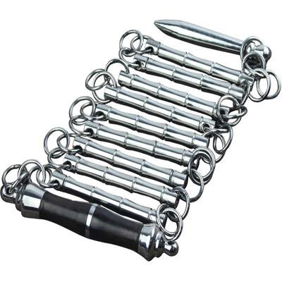 304不锈钢九节鞭初学实战训练