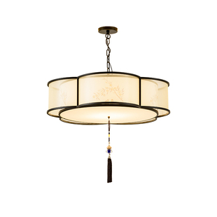 新中式卧室吸顶吊灯两用宋式美学客厅灯餐厅灯创意灯具中国风禅意