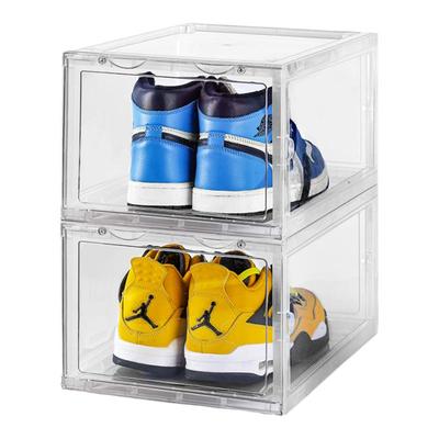 RMAX亚克力透明鞋盒AJ球鞋收纳盒加厚塑料折叠鞋柜家用省空间神器