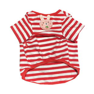 法斗T恤巴哥条纹衣服春夏宠物狗内搭大码胖狗柯基恶霸弹力打底衫