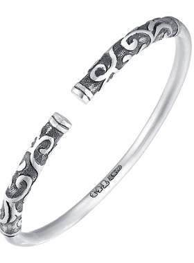 云金丽银999足银齐天大圣手镯