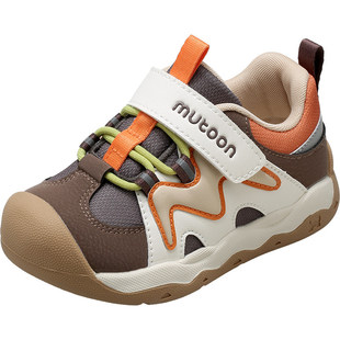 牧童宝宝学步鞋男童运动鞋春秋儿童机能鞋女童软底防踢幼童户外鞋