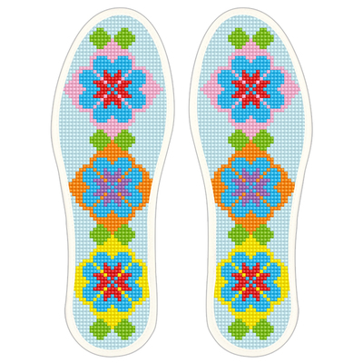 手工刺绣十字绣鞋垫男女半成品