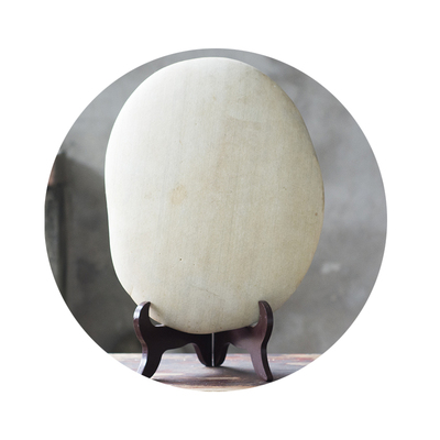 天然鹅卵石手绘镇宅摆件