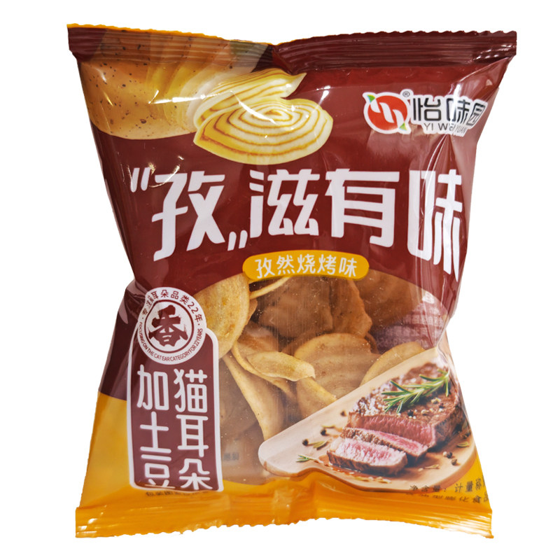 怡味园散称加土豆猫耳朵休闲零食
