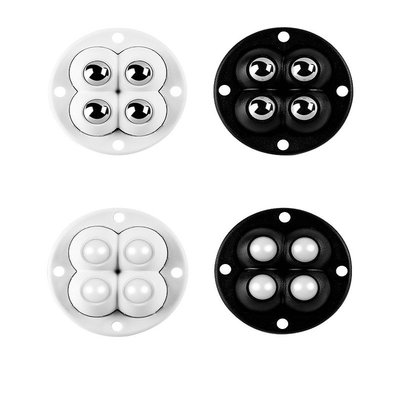 多翔粘贴式免打孔移动滚珠脚轮