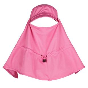 帽子女遮脸脖子防晒面罩护脖夏秋新款防风护脸防寒户外骑车太阳帽