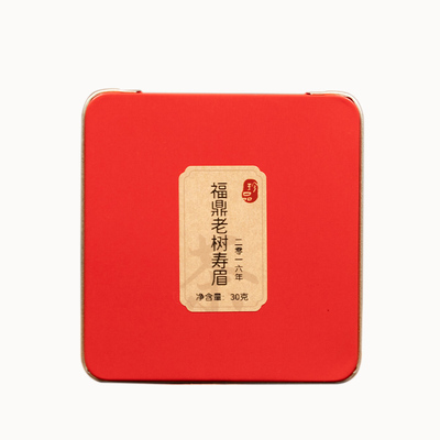 寿眉2016年30克铁盒装
