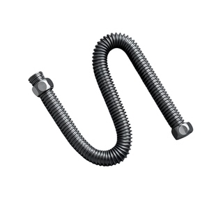 潜水艇波纹管燃气热水器专用304不锈钢4分冷热水进水连接软管球阀