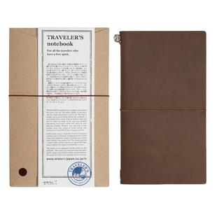 日本原装Traveler's Notebook TN旅行者TRC牛皮手帐本笔记标准护照笔记本复古旅行手账贴纸本书皮passport