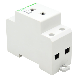 正品施耐德导轨式插座EA9XN5210 5316 EA9X416 425模数化插座五孔