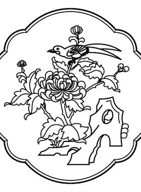 37款菊花吉祥图案dwg和ai电子版