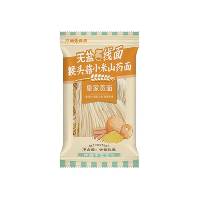 三通食品猴头菇小米山药无盐线面