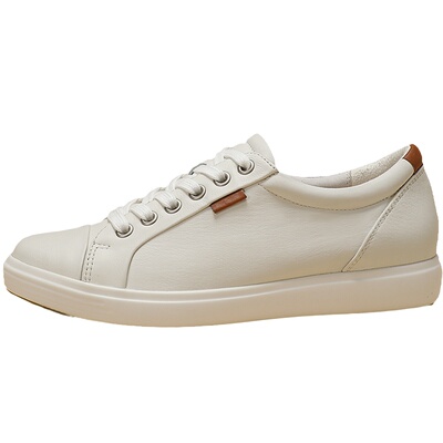 真皮小白鞋平底百搭欧洲站小白鞋