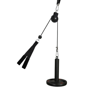 健身器材改装配件DIY家用高位下拉自制飞鸟器械滑轮钢丝绳铃片托