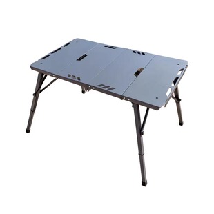 折叠桌户外露营IGT战术轻量化烧烤炉野餐桌便携四折叠多功能餐桌