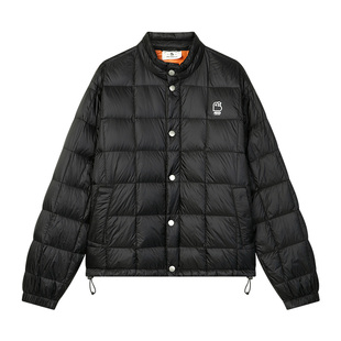 MindError ME Puffer 基础logo立领格纹棉服男女宽松休闲上衣外套