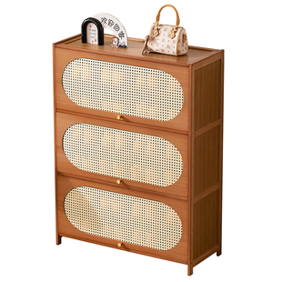 鞋柜家用门口入户鞋架子多层室内好看出租房简易带门收纳置物玄关