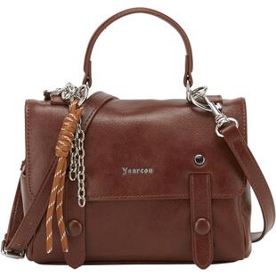 意尔康包包女新款学院风小方包单肩包休闲手拎包百搭邮差JK制服包