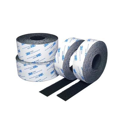 3M背胶魔术贴尼龙子母粘扣带白色自粘双面胶带门帘纱窗免打孔固定