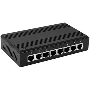 宇泰高科(UTEK)TCP/IP10/100M/Modbus RTU以太网网口物联网转工业级8串口服务器RS485/422/232 UT-60-408