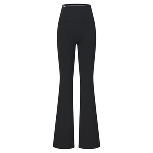 杨幂同款SIINSIIN微喇裤女冬季加绒瑜伽裤黑色裤子保暖鲨鱼喇叭裤