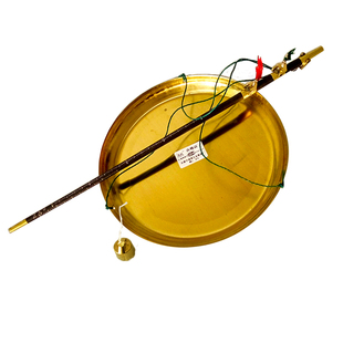 仿古红木杆老式十六两秤铜盘中药克称铜盘戥子称16两制市斤秤