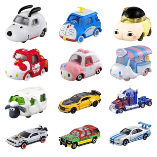 【自营】TOMY多美卡合金小汽车模型哆啦A梦凯蒂猫巴斯光年男卡车