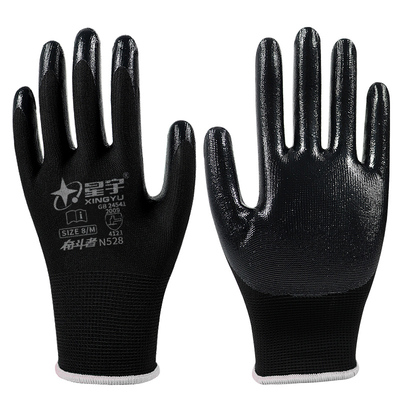 N518耐磨星宇耐磨薄款丁腈手套