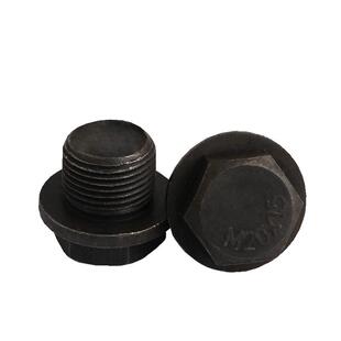 外六角带垫油塞4.8级公制/英制JB1000细牙外六角带垫喉塞螺塞堵头