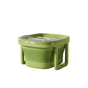 可折叠泡脚桶家用保温过小腿便携按摩足浴洗脚盆冬季养生深桶简易