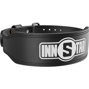 innstar牛皮健身腰带深蹲健身运动护腰带男女款专业训练举重硬拉