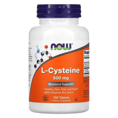 NowFoods诺奥 L-半胱氨酸片 含维生素B6\x26C
