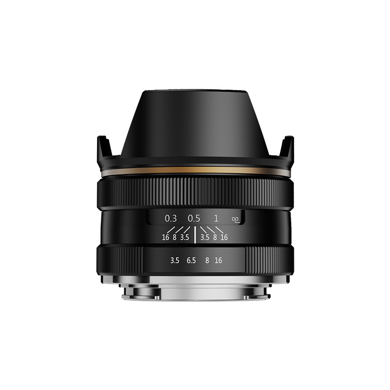 咔鑫达14mm f3.5微距 超广角E卡口M43微单镜头