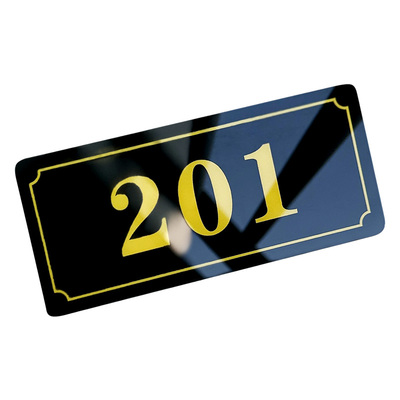 亚克力数字贴餐厅号码牌门牌号贴